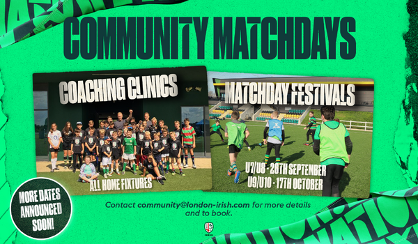 Community Matchday events launched!